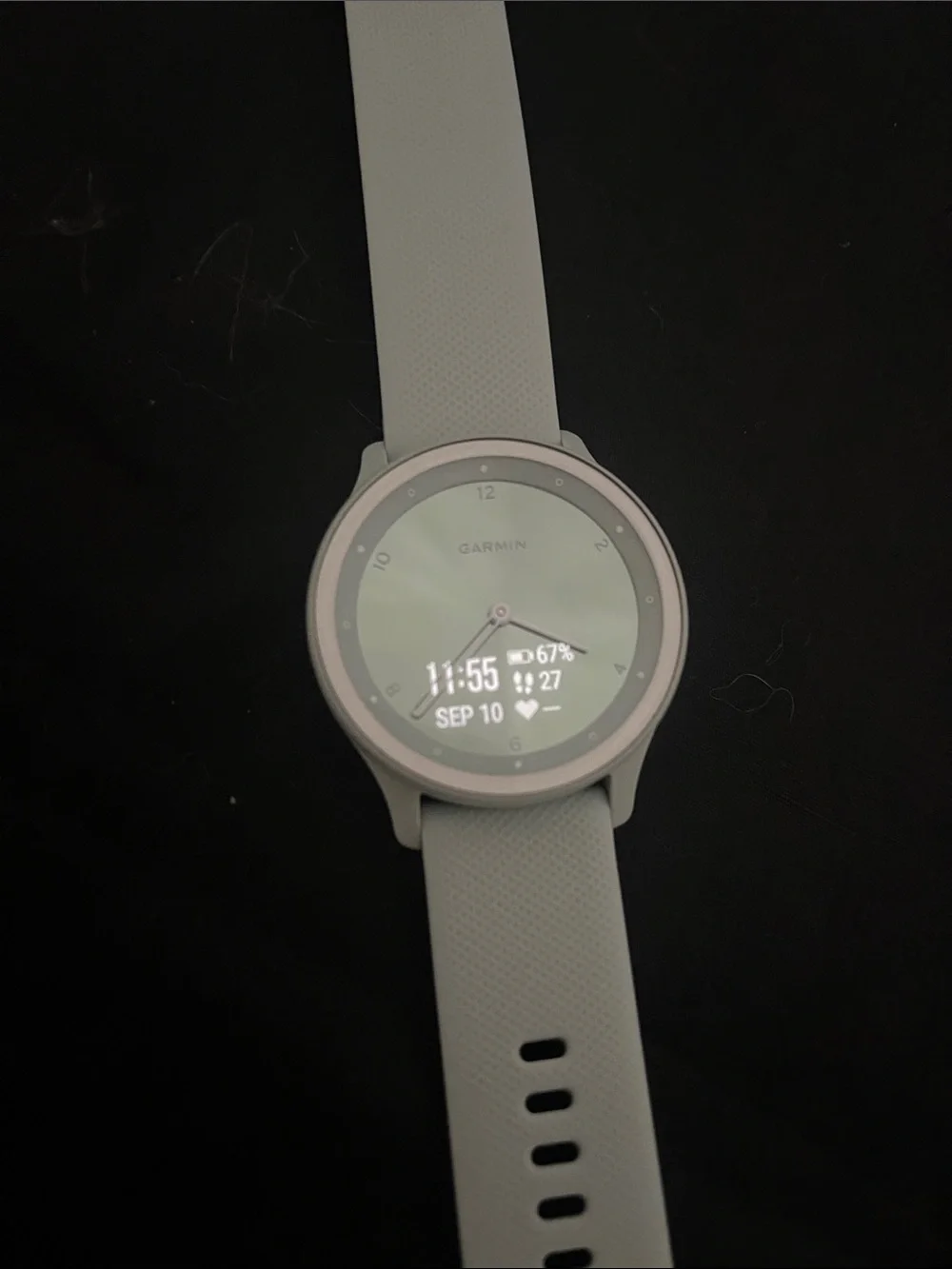 garmin Mint Green Silicone Smartwatch